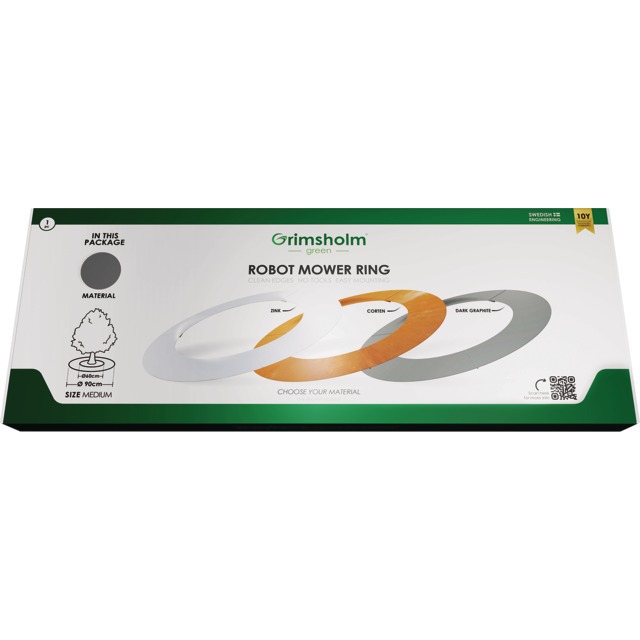 Contour D'arbustes 90 CM Gris Graphite pour Robots de Tonte référence fournisseur 2565325